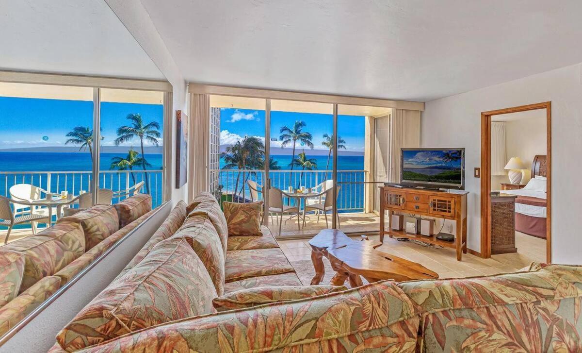 Stunning 1 Bedroom With Ocean And Island Views ~ Sleeps 4 ~ Royal Kahana 514 エクステリア 写真