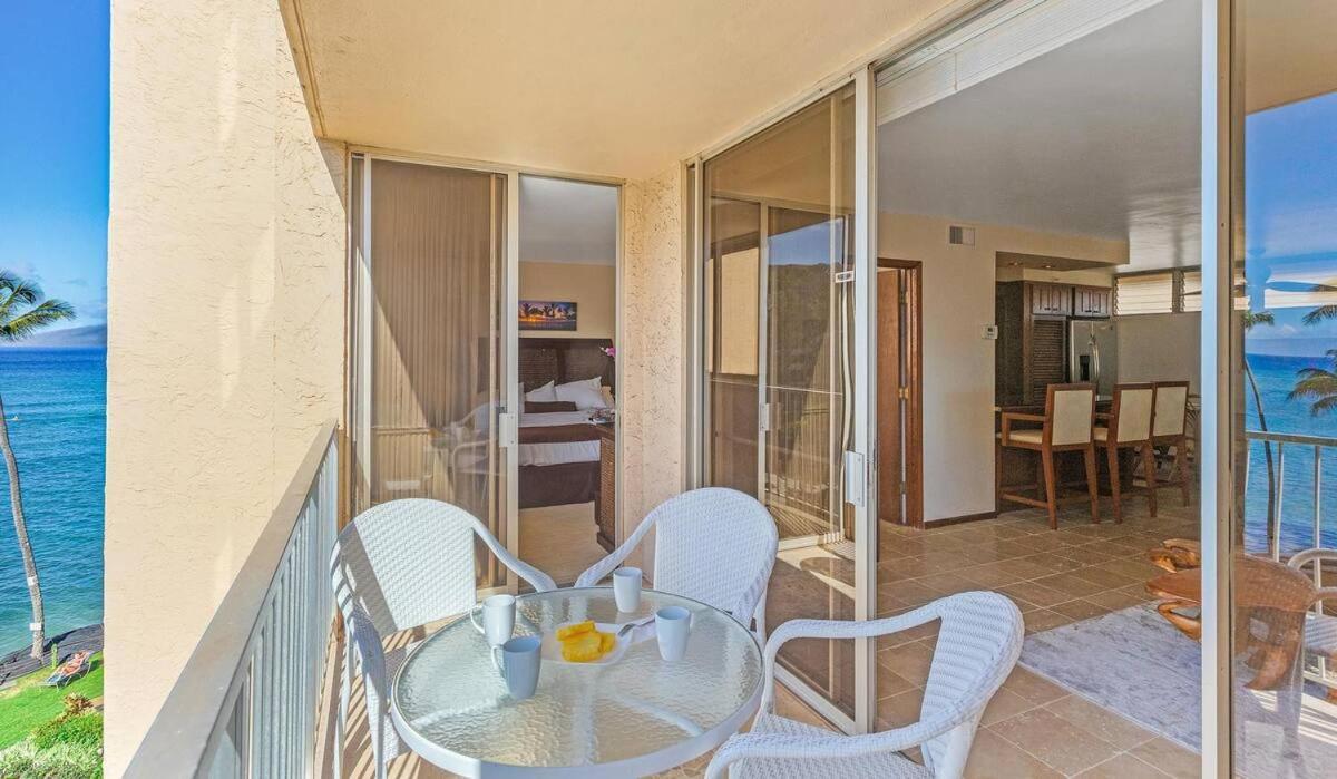 Stunning 1 Bedroom With Ocean And Island Views ~ Sleeps 4 ~ Royal Kahana 514 エクステリア 写真