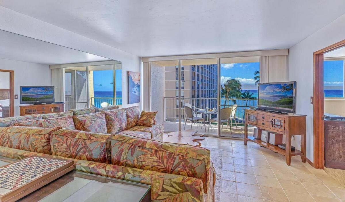 Stunning 1 Bedroom With Ocean And Island Views ~ Sleeps 4 ~ Royal Kahana 514 エクステリア 写真